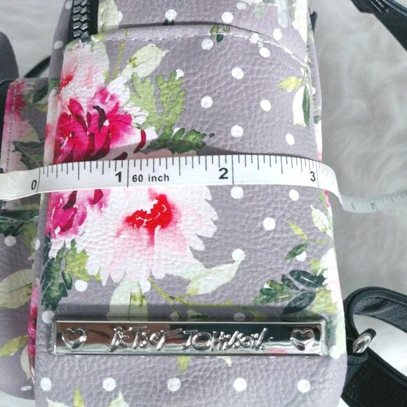 Betsey Johnson French Bulldog Mini Backpack with Matching Credit Card Wallet - Picture 16 of 16